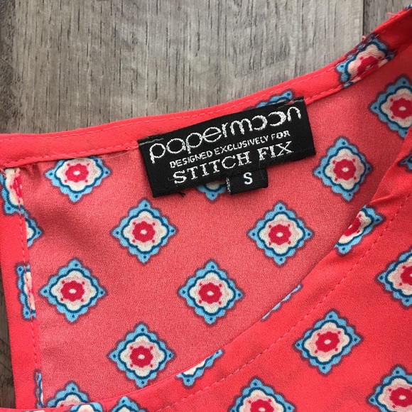 Papermoon Stitch Fix Bastille Tulip Sleeve Top - Picture 6 of 8